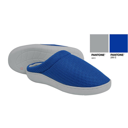 Spot cross-border e-commerce Amazon mesh bamboo fiber gel slippers slipper memory sponge composite slippers