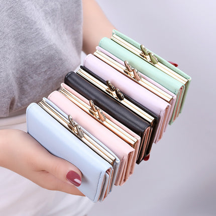2025 New Women's Wallet Summer Fresh Style Women's 70% off Wallet Short Heart-Shaped Women's Card Holder
