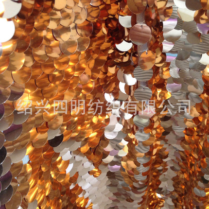 18mm round encrypted sequin cloth, magic powder mermaid sequins, dress stage clothing fabric, background
