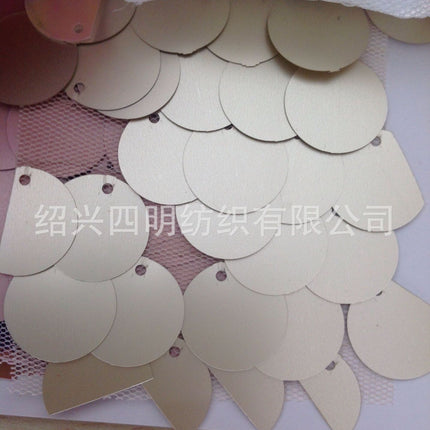 18mm round encrypted sequin cloth, magic powder mermaid sequins, dress stage clothing fabric, background