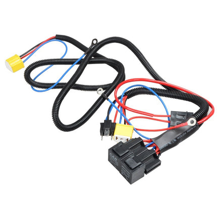 Car Headlight Brightening Wire Harness Halogen Lamp H4 Car Light Wire Set Modified Brightener Led Cross-Border Low Beam and High Beam