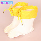 Low-cut yellow leather mouth / 24#