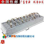 Single-layer insert bracelet ring plate (gray ice velvet / Please see picture detailed size