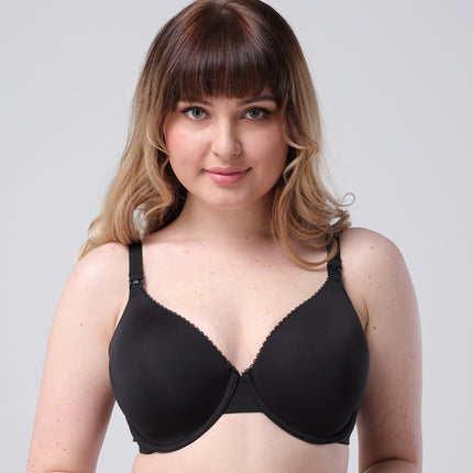 European and American Cross-Border Hot-Selling H-Cup Large Size Nursing Bra, Anti-Sagging Underwire, Thin Cup, Anti-Chafing Shoulder Straps, Simple Style, Export