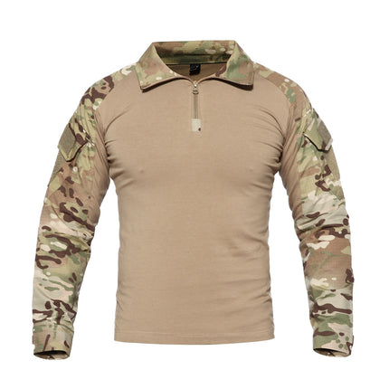 Army Eagle Frog Suit Long-sleeved Army Fan T-shirt Elastic Outdoor CS Field Quick-drying Camouflage Outdoor Long-sleeved T-shirt Quick-drying Men's G2