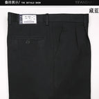 Navy Blue (Double Pleat Stretch) / Size 29 (2 '2 waist)