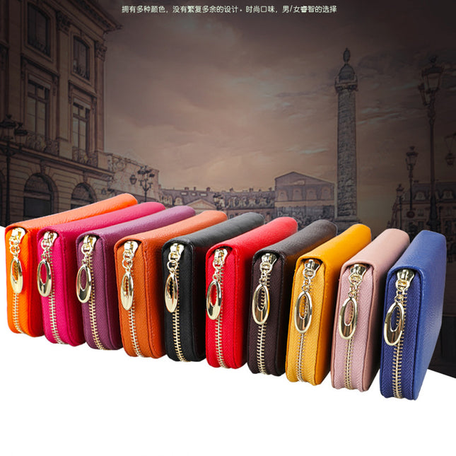 Women's Leather Wallet Long Creative Women's Wallet Multi-card Card Bag Zipper Clutch Gift Wholesale