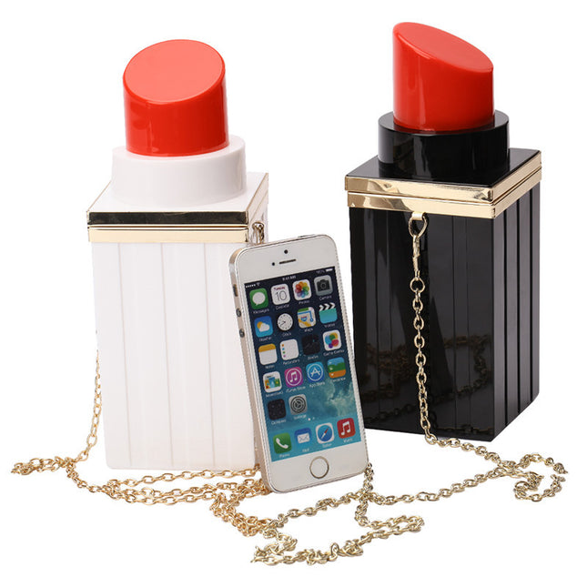 Lipstick Bag Lipstick Clutch Shoulder Evening Bag Chain Evening Bag Mini Acrylic Bag Clutch Women's Bag Dropshipping