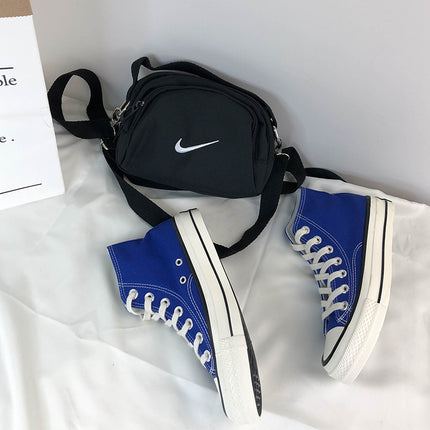Spring 2024 New Classic Korean Canvas Shoes Women's Trendy All-match Student Classic High-top Board Shoes Couple's Casual Shoes