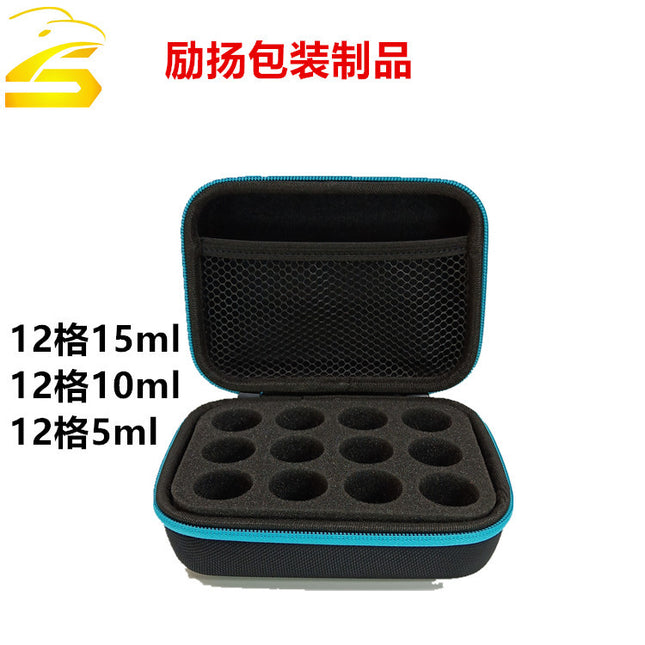 Factory spot wholesale 12 15ml/15 10ml essential oil bag storage box portable drop-proof essential oil packaging box