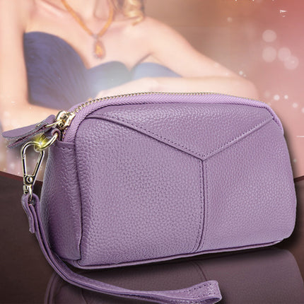 Factory direct fashion leather women's coin purse new Japanese and Korean large capacity mobile phone bag leather women's wallet