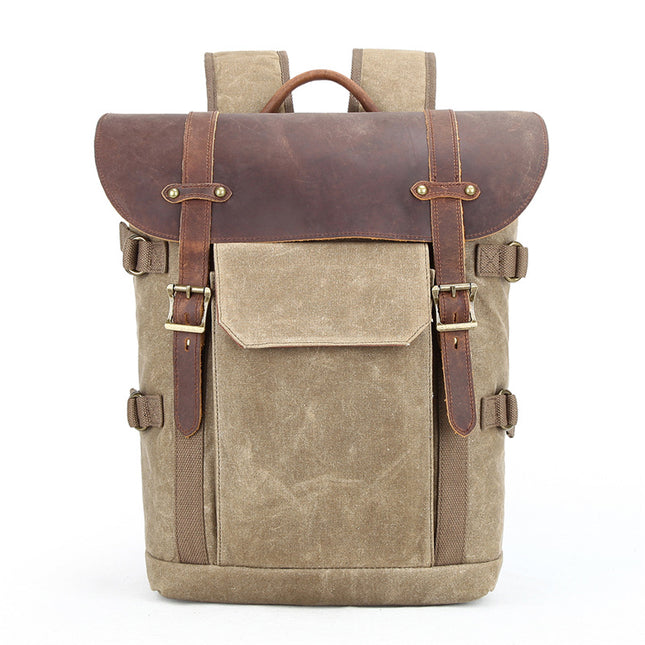 Seven-Color Cotton Retro Backpack Photography Bag Slr Camera Bag Waterproof Batik Canvas Fashionable Digital Camera Backpack