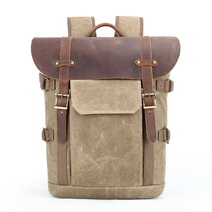 Seven-Color Cotton Retro Backpack Photography Bag Slr Camera Bag Waterproof Batik Canvas Fashionable Digital Camera Backpack