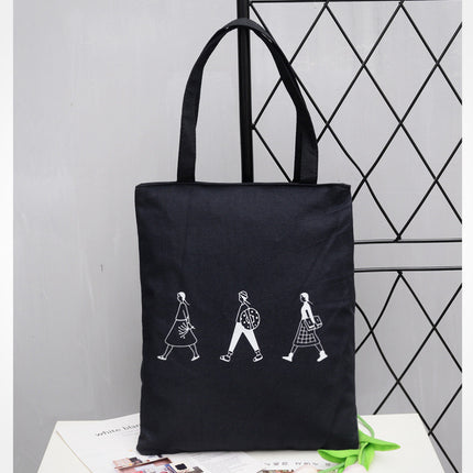 Canvas Bag 2022 New Women's Bag Japanese and Korean Simple Artistic Campus Student Bag Fashion Personalized Cloth Bag Handbag