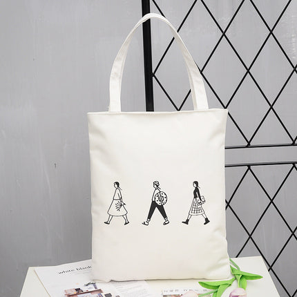 Canvas Bag 2022 New Women's Bag Japanese and Korean Simple Artistic Campus Student Bag Fashion Personalized Cloth Bag Handbag