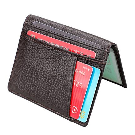 Factory direct men's leather driver's license holster multi-card card holder card holder ultra-thin driving license holster