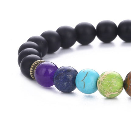 8mm Imitation Frosted Agate Tiger's Eye Crystal Qingjin Emperor Stone Bracelet Fresh Fashion Bracelet