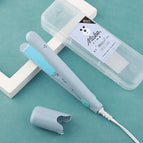 Transparent anti-scald cover + light blue plastic box
