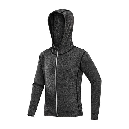 Men's Sports Sweatshirt Jacket Elastic Zipper Reflective Sports Running Fitness Clothes Tight Jacket Quick-drying Breathable Autumn and Winter
