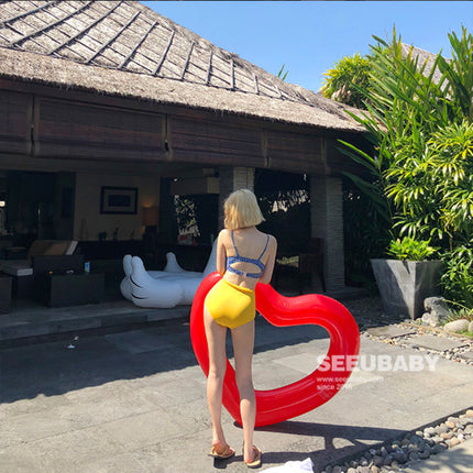 Foreign trade new split bikini a generation of Europe and the United States high waist swimsuit AliExpress Amazon generation