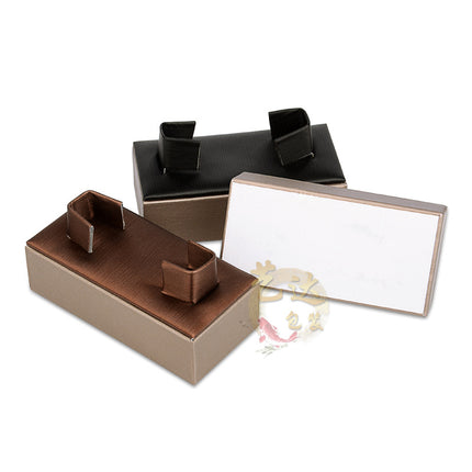 Brushed leather Jade Jade PU jade bracelet display stand bracelet jade bracelet counter display bracelet display props