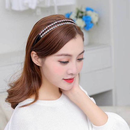 Korean-style Non-slip Toothed Double-row Plum Blossom Hairband Women's Children's Hairpin Hairpin Hairpin Headwear Women's Simple All-match Jewelry
