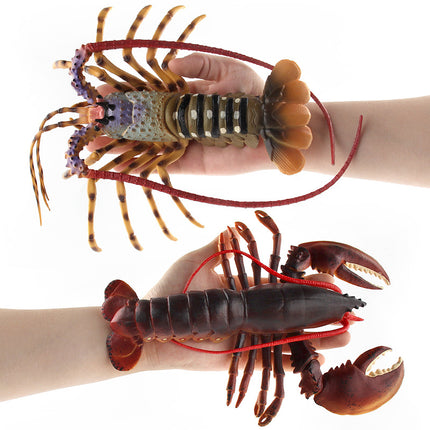 Cross-border toy marine life simulation lobster marine animal model submarine toy doll decoration plastic