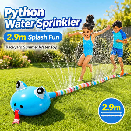 1PC Vibrant Large Plastic Snake Water Play Sprinkler，Inflatable toys，Giant Inflatable Snake Sprinkler