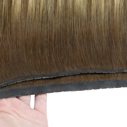 [New] Moresoo Butterfly Weft Hair Extensions Pu Hole Weft Hair Extension Add Volume Real Hair Invisible Double Sided Genius Weft