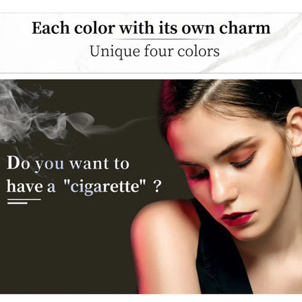 4 pcs/set Cigarette Lipstick Set Long Lasting Lip Glaze Matte Lip Gloss Waterproof Lip Stick Tube Nude Lip Tint Makeup Cosmetics