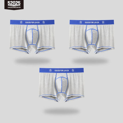 52025 Men's Viscose Boxers – 3D Capsule Support Pouch with Breathable Comfort, Adaptive Fit, Sculpted Lift and All-Day Comfort