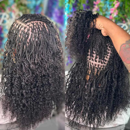 Afro Kinky Bulk QVR Human Hair For Mini Twist Braiding Loc Extensions & Crochet afro Kinky Curly bulk Hair For Dreadlocks 50g