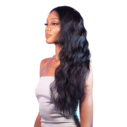 Shake-N-Go Glossy Virgin Remy Hair HD Lace Closure 4X4 Body Wave 12'' – Natural Shine, Soft Texture, Easy Blend, Perfect Fit