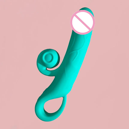 Vibra Snail Dildo Vibrator Flexible for Perfect Clit Fit Rabbit Vibrator 10 Powerful Vibrations Sex Toy Women Masturbate Massage