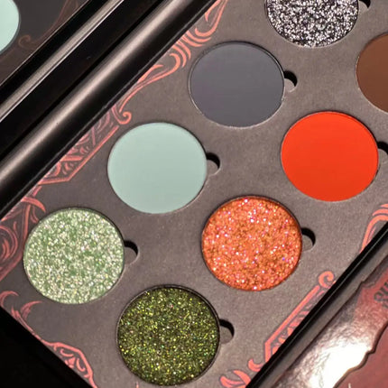 Shellwe Makeup · x Ghoul Co branded Series Nocturnal Flame Night Flame Eye Shadow Disk Chameleon Gothic Eyeshadow