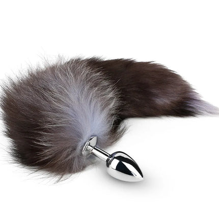 Sexy Fox Tail Anal Plug Anal Toy For Women Adult Sex Product Men Butt Plugs Stainles Steel Anal Plug Cosplay Sex Toys For Couple