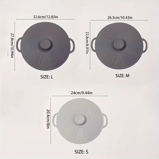 Silicone bowl LIDS, microwave splash LIDS, reusable heat-resistant LIDS, suitable for bowls, plates, POTS, pans, stove tops, ove