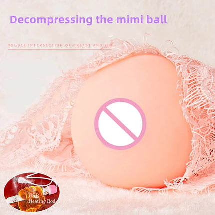 Sex Doll Boobs for Men with TPE Soft Jelly Breasts Male Masturbator Adult Toy Sex Toy Portable Male Masturbation Valentine's Day