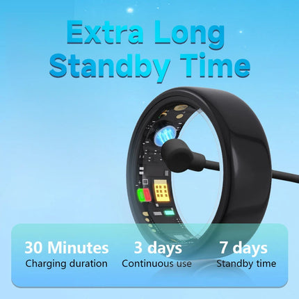 Smart Ring New Men And Women Bluetooth Connection Waterproof Health Sports Sleep Monitoring Multiple Exercise Modes