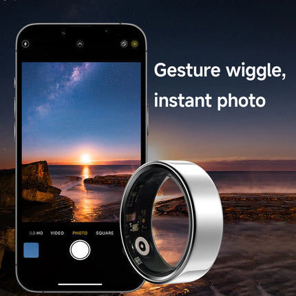 New Smart Ring Sleep Monitoring Multi-function Blood Oxygen Measurement Blood Pressure Multi-sports Mode Low Power Consumption
