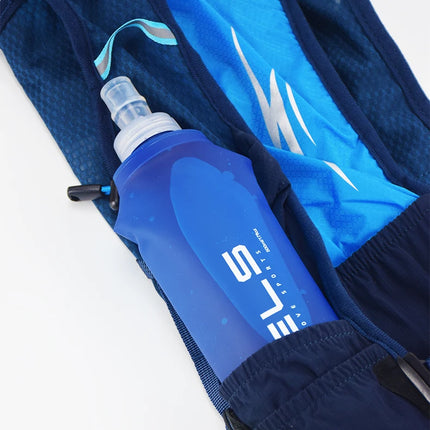 WRELS Folding Water Bottle TPU BPA-Free Collapsible Soft Flask Outdoor Sport Hiking Camping Running Portable Soft Water Bottle
