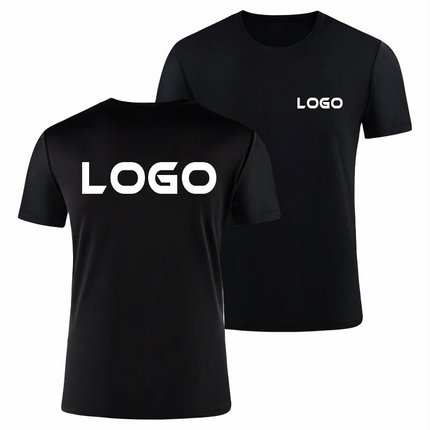 Summer quick-dryingT-shirt Round Neck Solid Color Marathon Team Shirt Sportswear Custom Shirt Embroidery Printing Exclusive LOGO