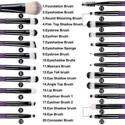 Makeup brush and sponge set Professional Makeup brush Set Beauty Blender Triangle Powder Puff Clean Powder Puff