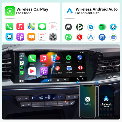 Ottocast Play2Video Ultra/Express Wireless CarPlay Android Auto Adapter Android AI Box for Netflix Youtube Spotify Accessories