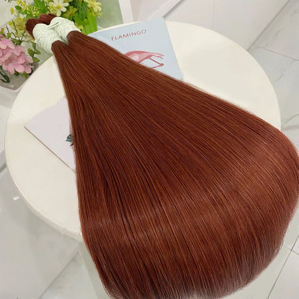 100% Real Human Hair Bulk No Weft Vietnamese Hair Virgin Remy Straight Hair Bulk 30inch Natural Black Hair Extension Blone 613