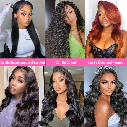 Brazilian Body Wave 13X4 Lace Frontal with 3 Bundles Virgin Human Hair Ear to Ear Lace Frontal with Weave 3 Bundles Extensions
