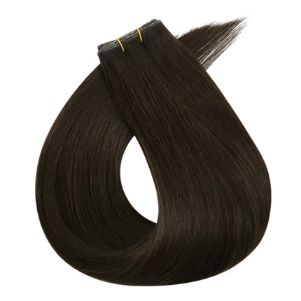 [New] Moresoo Butterfly Weft Hair Extensions Pu Hole Weft Hair Extension Add Volume Real Hair Invisible Double Sided Genius Weft