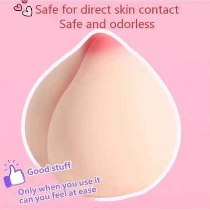 "Juicy Peach" Realistic Silicone Masturbator for Men – Squeezable Adult Sex Toy for Stress Relief