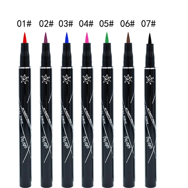 Luxurious Waterproof Long-Wearing Liquid Eyeliner - Smudge-Resistant, Transfer-Proof, Quick-Drying Perfect For Everyday Use