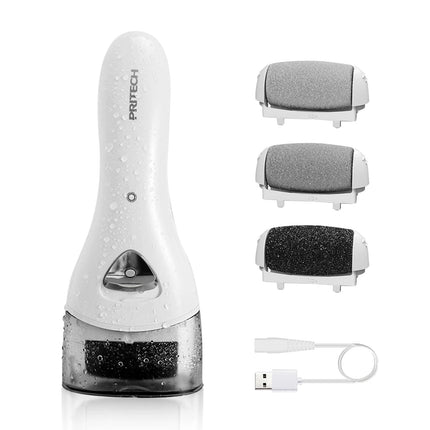 Pritech Charged Electric Callus Remover for Heels, Grinding Pedicure Tools, Professional Pedi Foot File Care for Dead Hard Skin